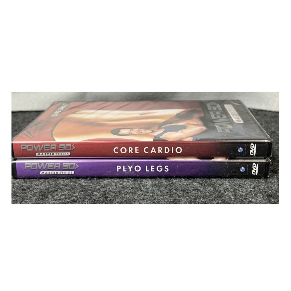Power 90 Combo Plyo Legs + Core Cardio Master Series (DVD, 2005, Beachbody) NEW - Picture 3 of 6